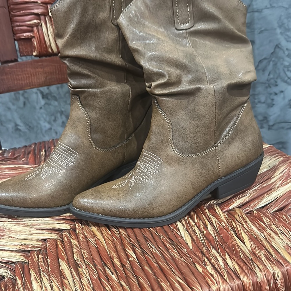 Style & Co. Brown Ankle Boots